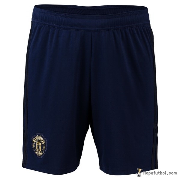 Pantalones Manchester United Replica Tercera Ropa 2018/19 Azul